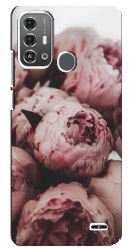 Чехол с картинкой "Нежные пионы" для ZTE Blade A53 Pro