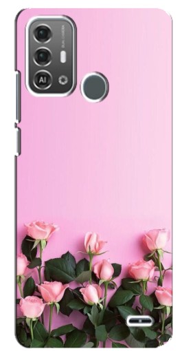 Чехол с принтом "Нежные розы" для ZTE Blade A53 Pro