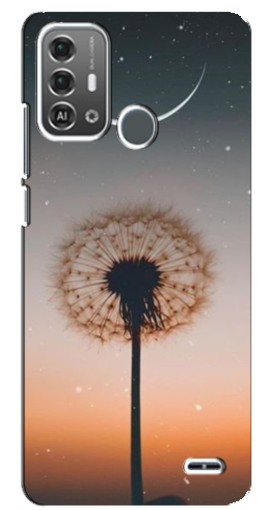 Силиконовый чехол с изображением "Ночной одуванчик" для ZTE Blade A53 Pro