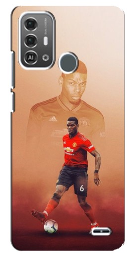 Силиконовый чехол с изображением "Pogba с Манчестера" для ZTE Blade A53 Pro