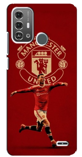 Чехол с картинкой "Ronaldo в МЮ" для ZTE Blade A53 Pro