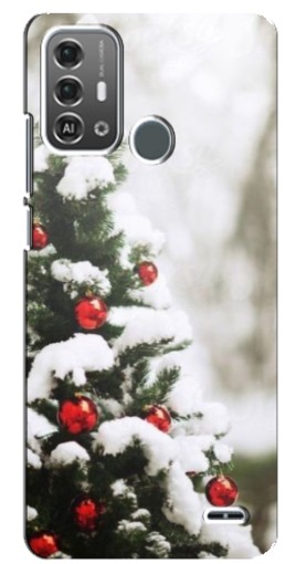 Чехол с принтом "Рождественская елка" для ZTE Blade A53 Pro