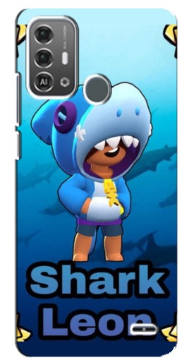 Чехол с принтом "Shark Leon" для ZTE Blade A53 Pro