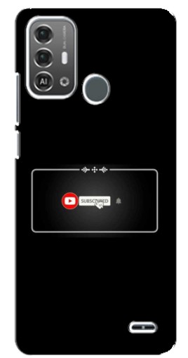 Силиконовый чехол с изображением "subscribed" для ZTE Blade A53 Pro