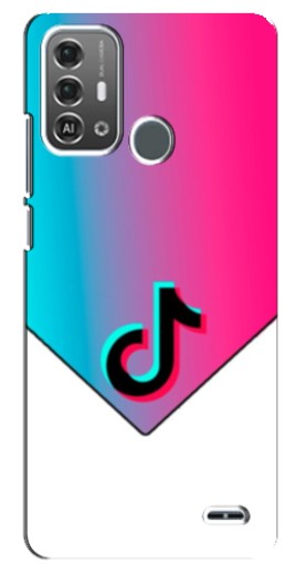 Чехол с печатью "Tiktok Logo" для ZTE Blade A53 Pro