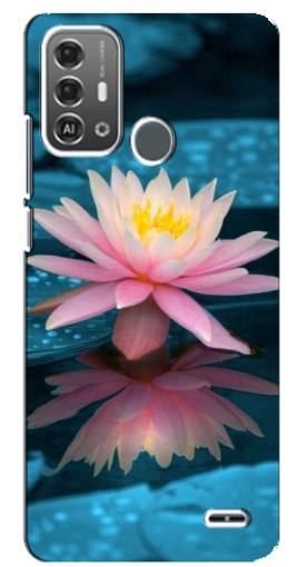 Силиконовый чехол с изображением "Водяная лилия" для ZTE Blade A53 Pro