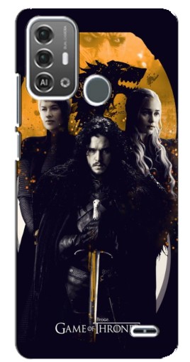 Силиконовый чехол с изображением "Winter Coming" для ZTE Blade A53 Pro