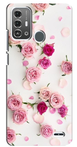 Чехол с печатью "Яркие розы" для ZTE Blade A53 Pro