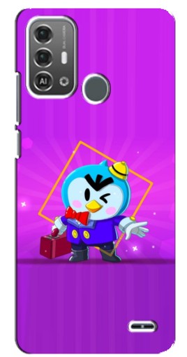 Чехол с принтом "Яркий пингвин" для ZTE Blade A53 Pro