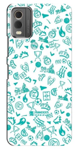 Чехол с картинкой "Атрибутика Real Madrid" для Nokia C32