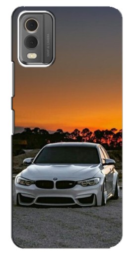 Чехол с картинкой "BMW белая" для Nokia C32