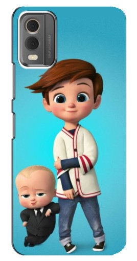Чехол с печатью "Boss and Boy" для Nokia C32