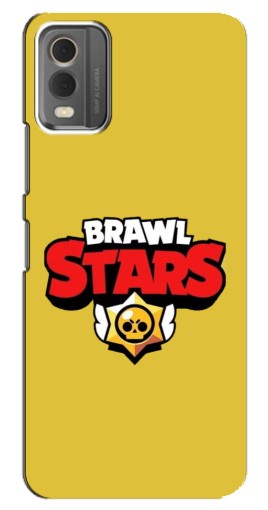 Силиконовый чехол с изображением "Brawl Logo" для Nokia C32
