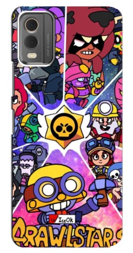 Чехол с картинкой "Brawl заставка" для Nokia C32