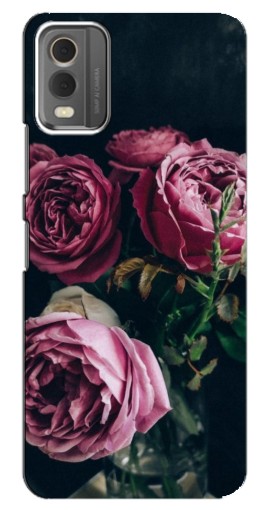 Чехол с картинкой "Букет роз" для Nokia C32