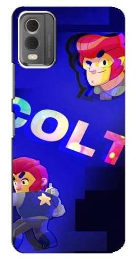 Силиконовый чехол с изображением "Colt шпион" для Nokia C32