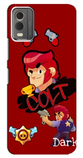Чехол с принтом "Dark Colt" для Nokia C32