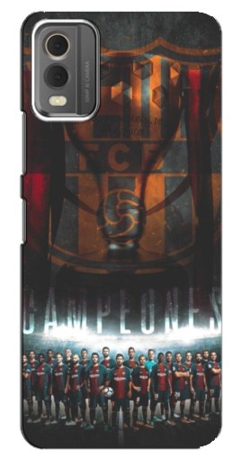 Чехол с принтом "FCB Campeones" для Nokia C32