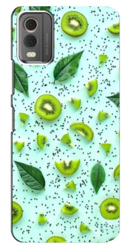 Чехол с картинкой "Фон киви" для Nokia C32