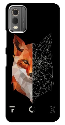 Чехол с печатью "Fox" для Nokia C32