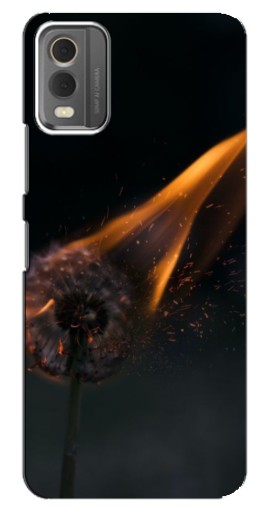 Чехол с печатью "Горящий одуванчик" для Nokia C32