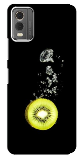 Чехол с печатью "Киви на черном" для Nokia C32