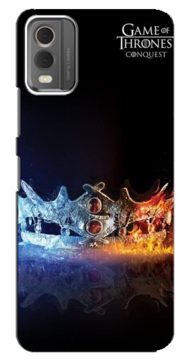 Силиконовый чехол с изображением "Корона" для Nokia C32
