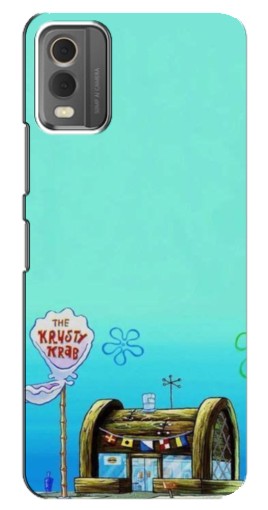 Силиконовый чехол с изображением "Krusty Krab" для Nokia C32