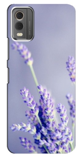 Чехол с печатью "Лаванда вблизи" для Nokia C32