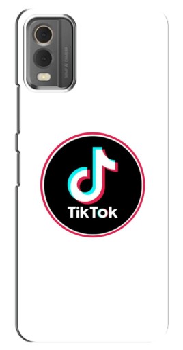 Чехол с картинкой "Лого Тик Ток" для Nokia C32