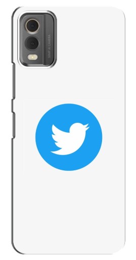 Чехол с принтом "Лого Твиттера" для Nokia C32