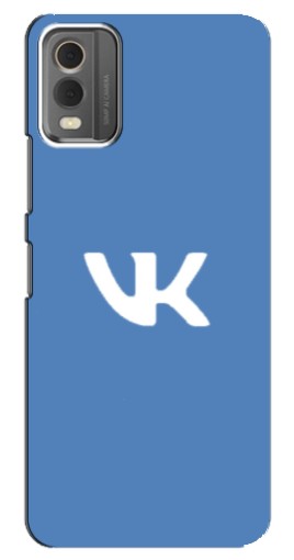 Чехол с картинкой "Лого ВК" для Nokia C32