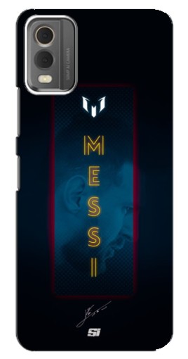 Чехол с картинкой "Логотип Месси" для Nokia C32