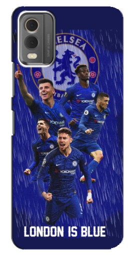 Силиконовый чехол с изображением "London is Blue" для Nokia C32