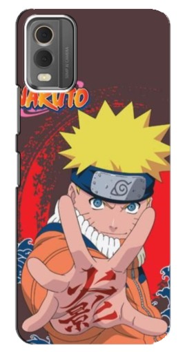 Силиконовый чехол с изображением "Naruto атакует" для Nokia C32