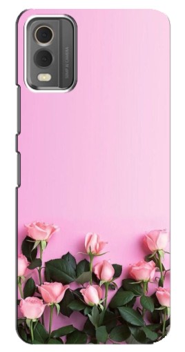 Чехол с принтом "Нежные розы" для Nokia C32