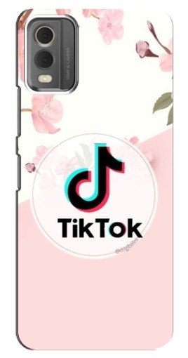 Чехол с картинкой "Нежный принт" для Nokia C32