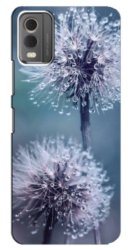 Чехол с принтом "Одуванчик с капельками" для Nokia C32
