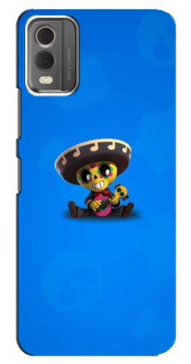Чехол с принтом "Poco с гитарой" для Nokia C32