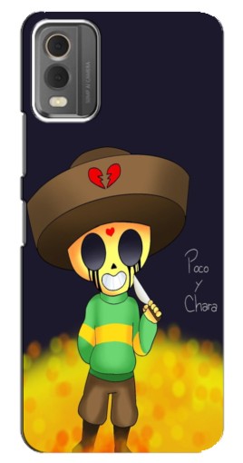 Чехол с картинкой "Poco y Chara" для Nokia C32