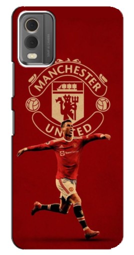 Чехол с картинкой "Ronaldo в МЮ" для Nokia C32