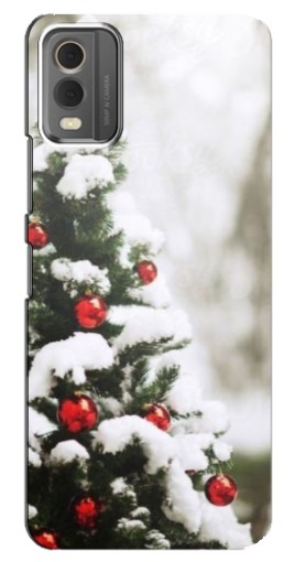 Силиконовый чехол с изображением "Рождественская елка" для Nokia C32
