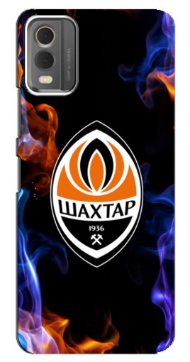 Чехол с картинкой "Шахтер в огне" для Nokia C32