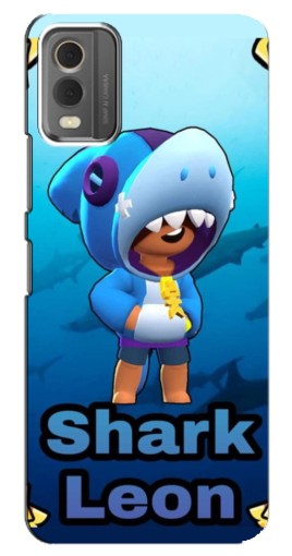 Чехол с принтом "Shark Leon" для Nokia C32