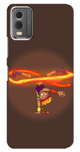 Чехол с картинкой "Танцующая Амбер" для Nokia C32