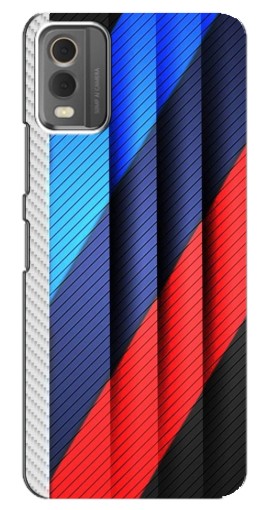 Силиконовый чехол с изображением "Цвета лого БМВ" для Nokia C32