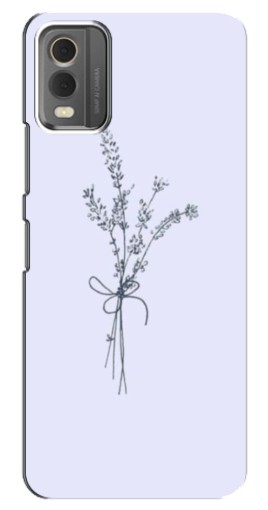 Чехол с принтом "Веточки лаванды" для Nokia C32