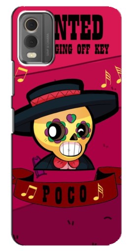 Чехол с картинкой "WANTED POCO" для Nokia C32