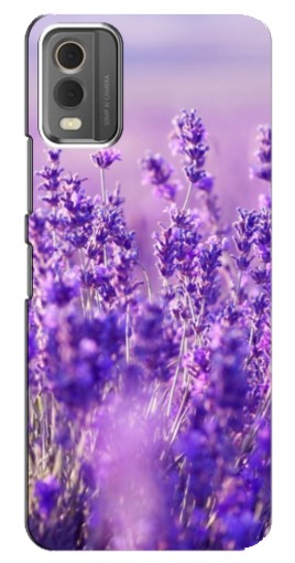 Чехол с картинкой "Яркая лаванда" для Nokia C32