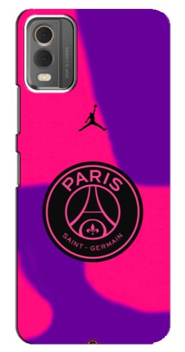 Чехол с принтом "Яркий лого PSG" для Nokia C32